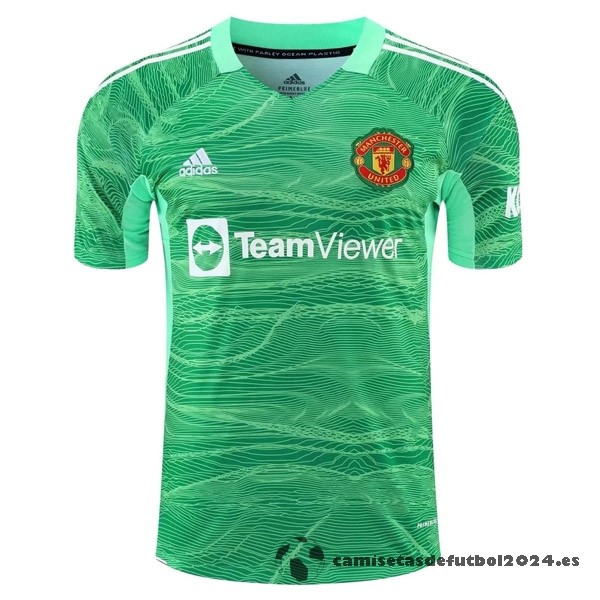 Camiseta Portero Manchester United 2021 2022 Verde Venta Replicas