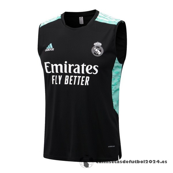 Camiseta Sin Mangas Real Madrid 2022 2023 Negro Verde Venta Replicas
