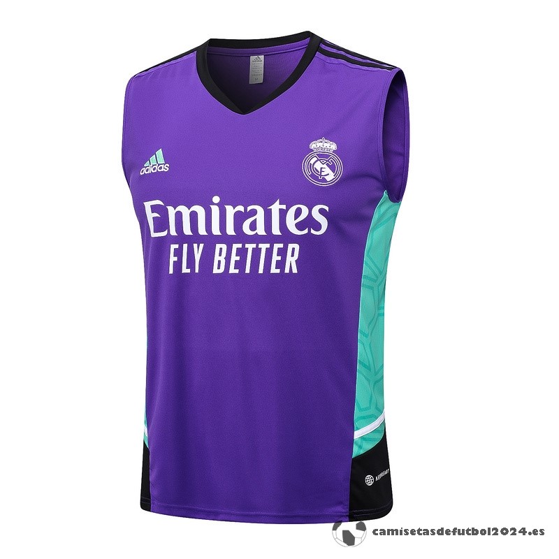 Camiseta Sin Mangas Real Madrid 2023 2024 Purpura Verde Venta Replicas