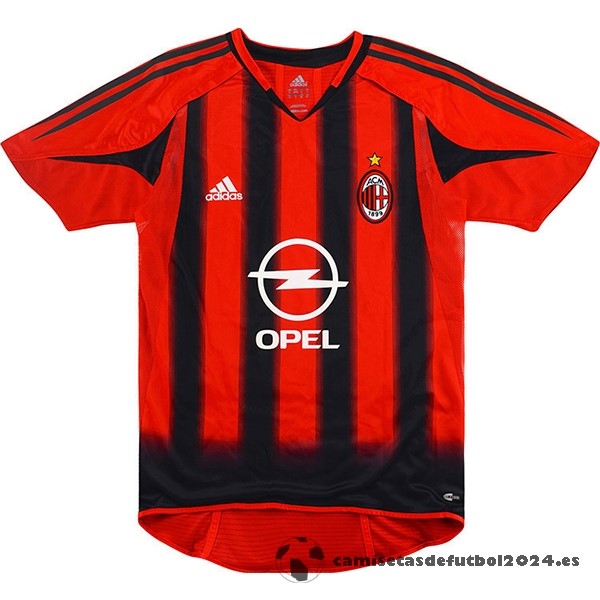 Casa Camiseta AC Milan Retro 2004 2005 Rojo Venta Replicas