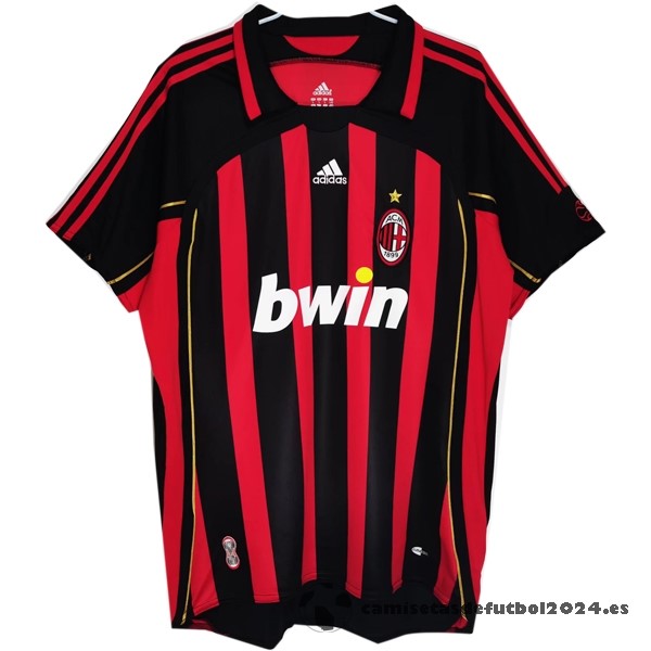 Casa Camiseta AC Milan Retro 2006 2007 Rojo Venta Replicas