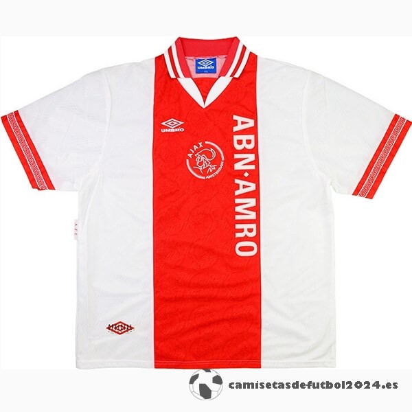 Casa Camiseta Ajax Retro 1994 1995 Rojo Blanco Venta Replicas