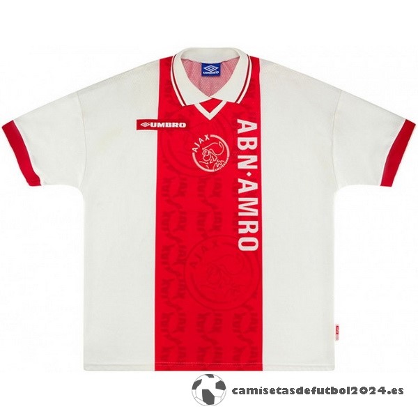 Casa Camiseta Ajax Retro 1998 1999 Rojo Blanco Venta Replicas