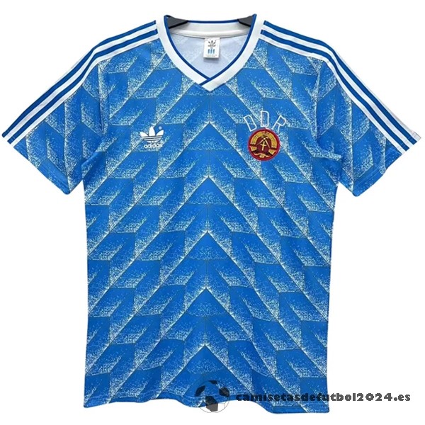 Casa Camiseta Alemania Retro 1988 Azul Venta Replicas