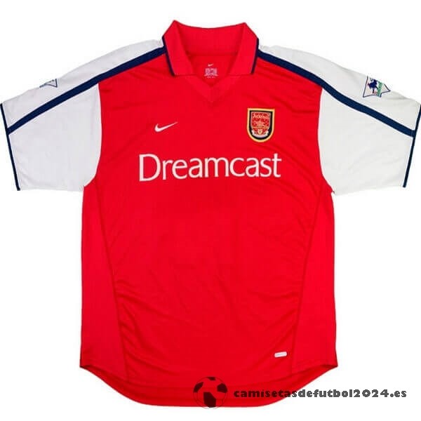Casa Camiseta Arsenal Retro 2000 Rojo Venta Replicas