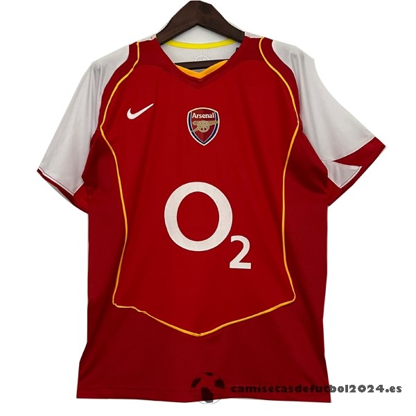 Casa Camiseta Arsenal Retro 2004 2005 Rojo Venta Replicas