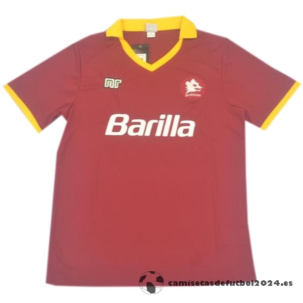 Casa Camiseta As Roma Retro 1989 1990 Rojo Venta Replicas