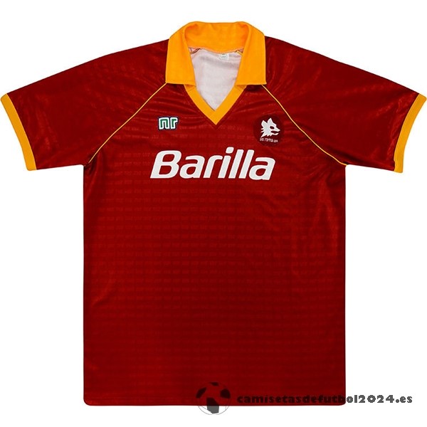 Casa Camiseta As Roma Retro 1990 1991 Naranja Venta Replicas