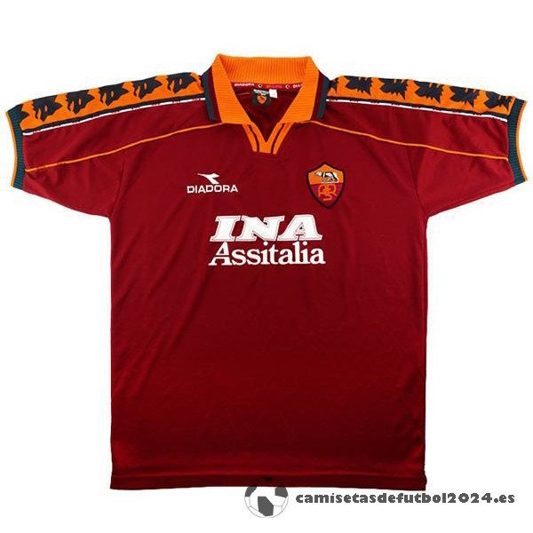 Casa Camiseta As Roma Retro 1998 1999 Rojo Venta Replicas