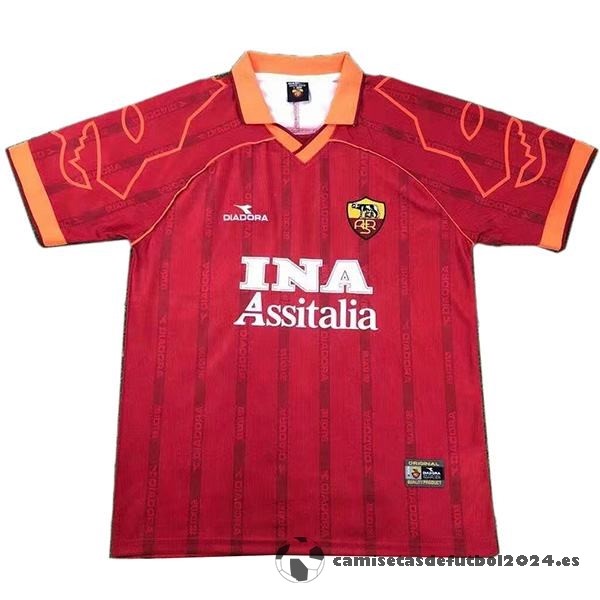Casa Camiseta As Roma Retro 1999 2000 Rojo Venta Replicas