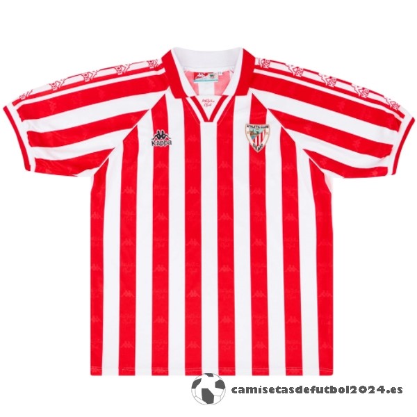 Casa Camiseta Athletic Bilbao Retro 1995 1997 Rojo Venta Replicas