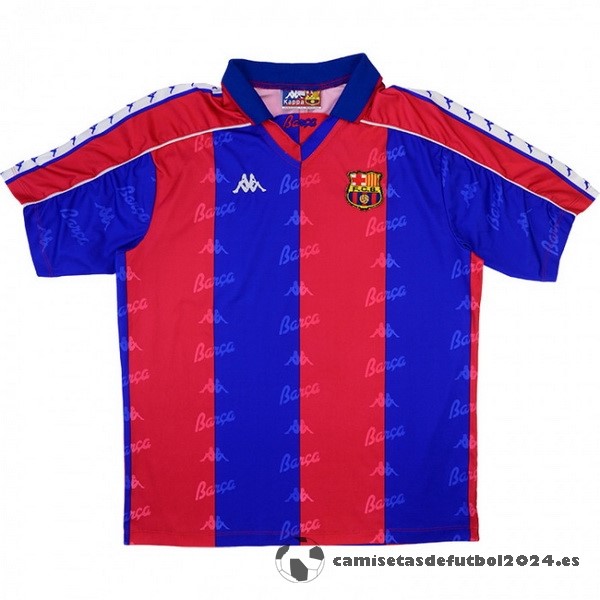 Casa Camiseta Barcelona Retro 1992 1995 Azul Rojo Venta Replicas