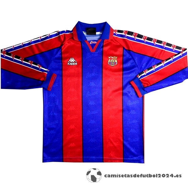 Casa Camiseta Barcelona Retro 1996 1997 Azul Rojo Venta Replicas