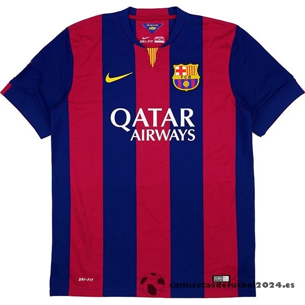 Casa Camiseta Barcelona Retro 2014 2015 Azul Rojo Venta Replicas