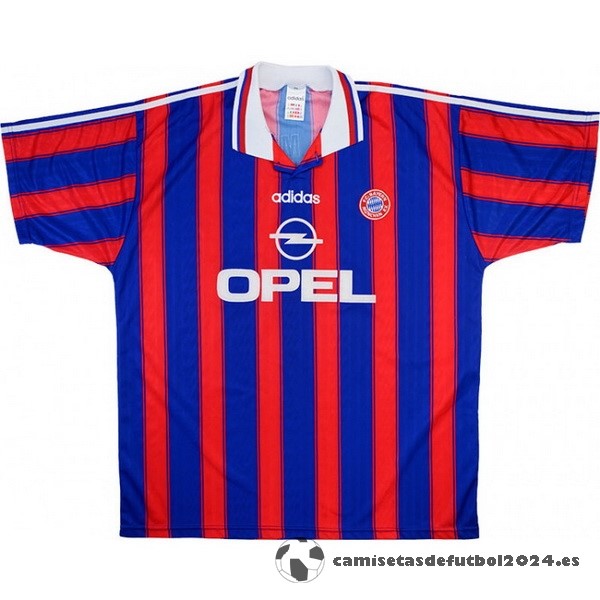 Casa Camiseta Bayern Múnich Retro 1995 1997 Azul Rojo Venta Replicas