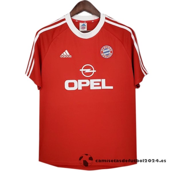 Casa Camiseta Bayern Múnich Retro 2001 2002 I Rojo Venta Replicas