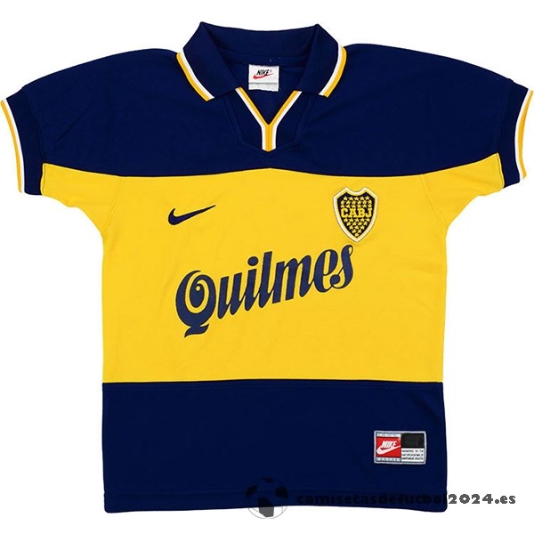 Casa Camiseta Boca Juniors Retro 1999 Azul Amarillo Venta Replicas