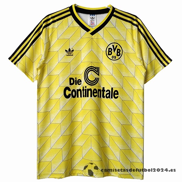 Casa Camiseta Borussia Dortmund Retro 1988 Amarillo Venta Replicas