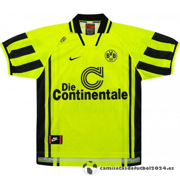 Casa Camiseta Borussia Dortmund Retro 1996 1997 Amarillo Venta Replicas