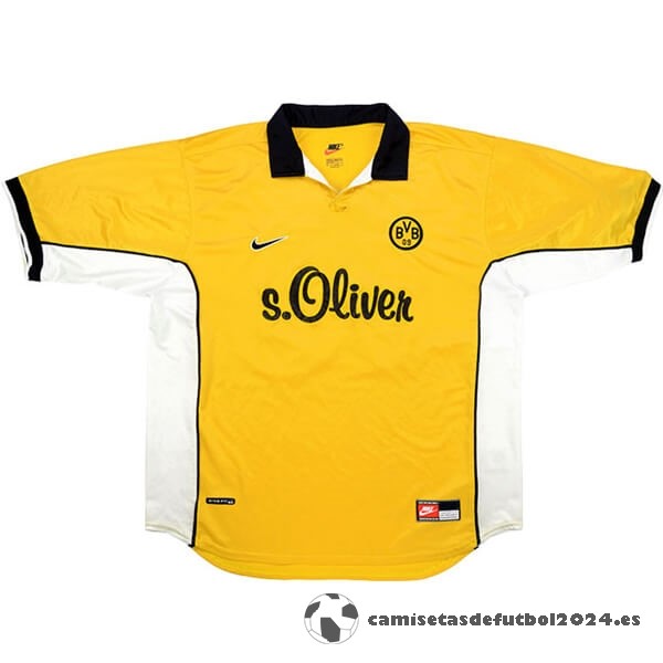 Casa Camiseta Borussia Dortmund Retro 1998 Amarillo Venta Replicas