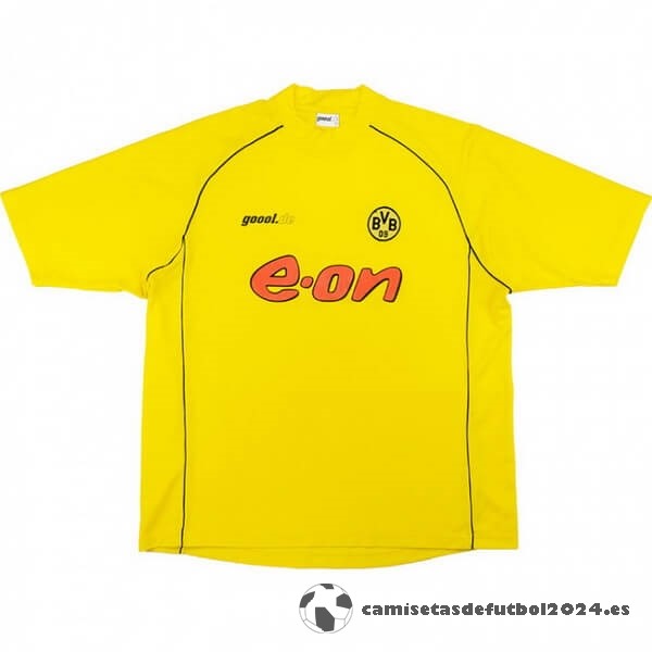 Casa Camiseta Borussia Dortmund Retro 2002 Amarillo Venta Replicas