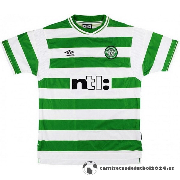 Casa Camiseta Celtic Retro 1999 2001 Verde Venta Replicas