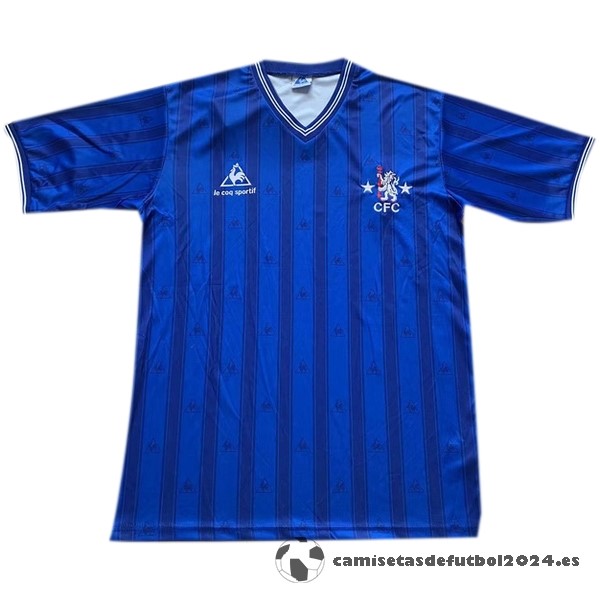 Casa Camiseta Chelsea Retro 1985 1987 Azul Venta Replicas