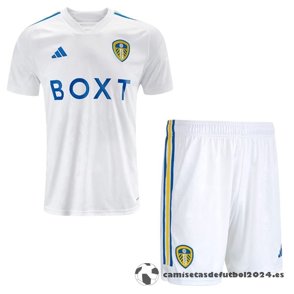 Casa Camiseta Conjunto De Hombre Leeds United 2023 2024 Blanco Venta Replicas