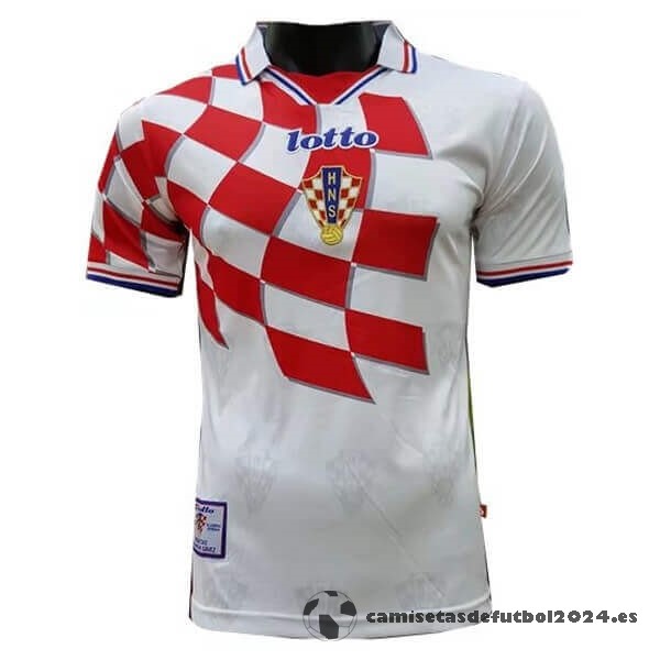 Casa Camiseta Croacia Retro 1998 Blanco Venta Replicas