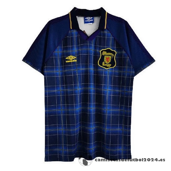 Casa Camiseta Escocia Retro 1994 1996 Azul Venta Replicas