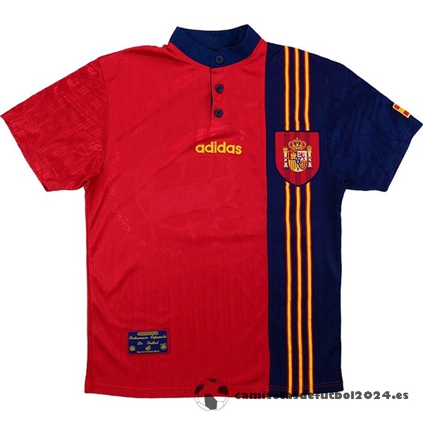 Casa Camiseta España Retro 1996 Rojo Venta Replicas