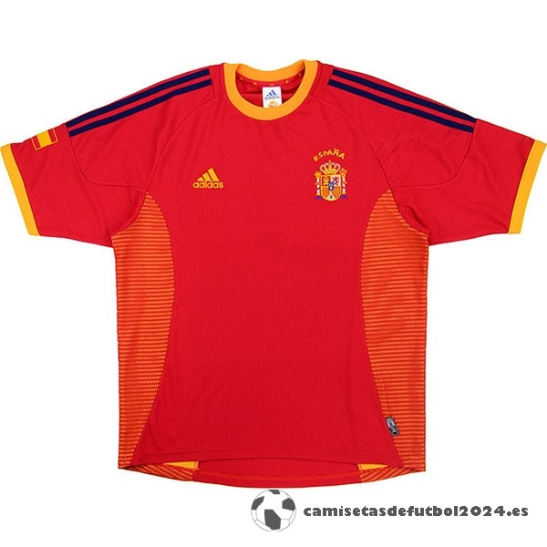 Casa Camiseta España Retro 2002 2004 Rojo Venta Replicas