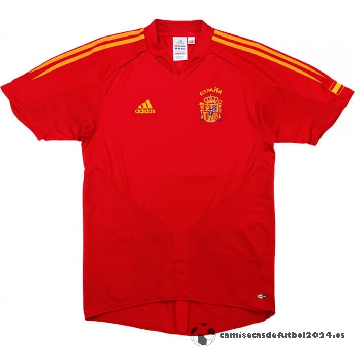 Casa Camiseta España Retro 2004 2006 Rojo Venta Replicas