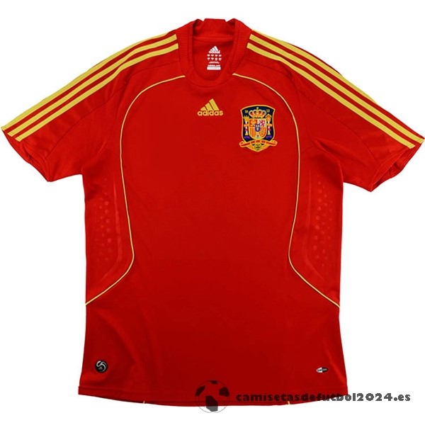 Casa Camiseta España Retro 2007 2009 Rojo Venta Replicas