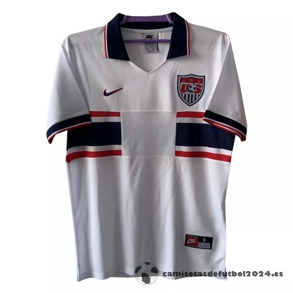 Casa Camiseta Estados Unidos Retro 1995 Blanco Venta Replicas