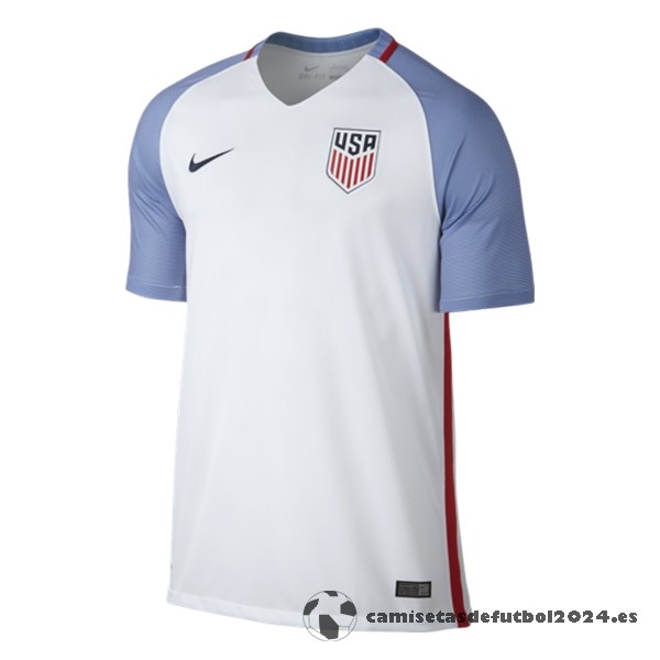 Casa Camiseta Estados Unidos Retro 2016 Blanco Venta Replicas