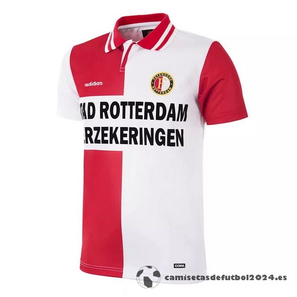 Casa Camiseta Feyenoord Rotterdam Retro 1995 Rojo Blanco Venta Replicas