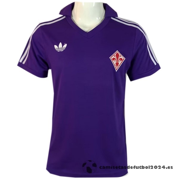 Casa Camiseta Fiorentina Retro 1979 1980 Purpura Venta Replicas