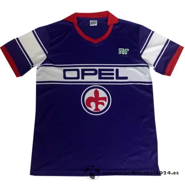 Casa Camiseta Fiorentina Retro 1984 1985 Purpura Venta Replicas