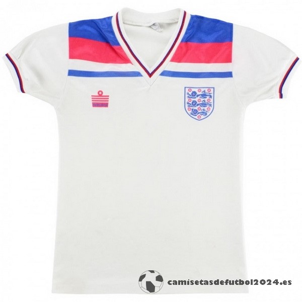 Casa Camiseta Inglaterra Retro 1980 Blanco Venta Replicas