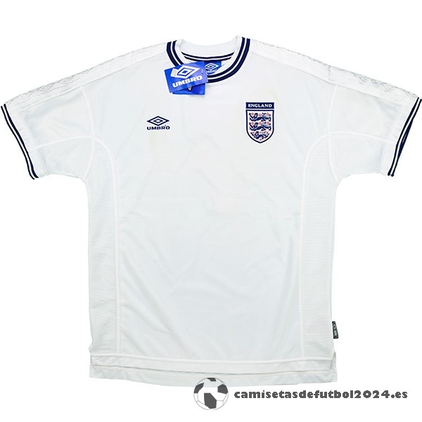 Casa Camiseta Inglaterra Retro 2000 Blanco Venta Replicas