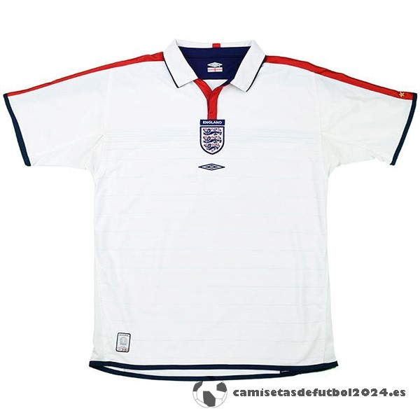 Casa Camiseta Inglaterra Retro 2004 Blanco Venta Replicas