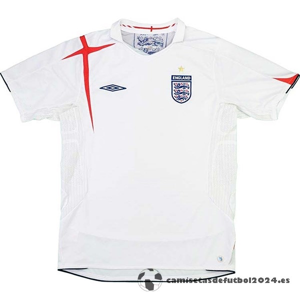 Casa Camiseta Inglaterra Retro 2006 Blanco Venta Replicas
