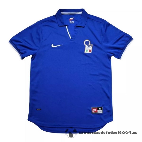 Casa Camiseta Italy Retro 1998 Azul Venta Replicas
