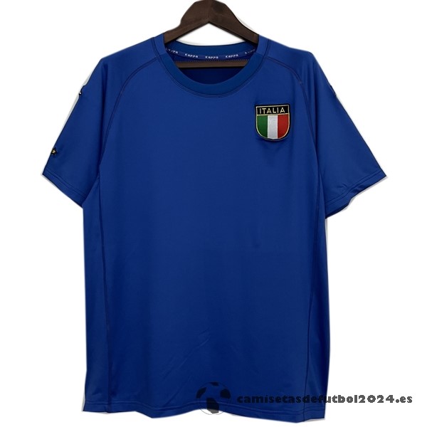 Casa Camiseta Italy Retro 2000 Azul Venta Replicas