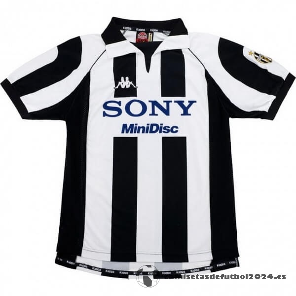 Casa Camiseta Juventus Retro 1997 1998 Negro Blanco Venta Replicas