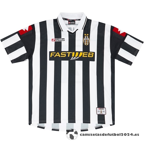 Casa Camiseta Juventus Retro 2001 2002 Negro Blanco Venta Replicas
