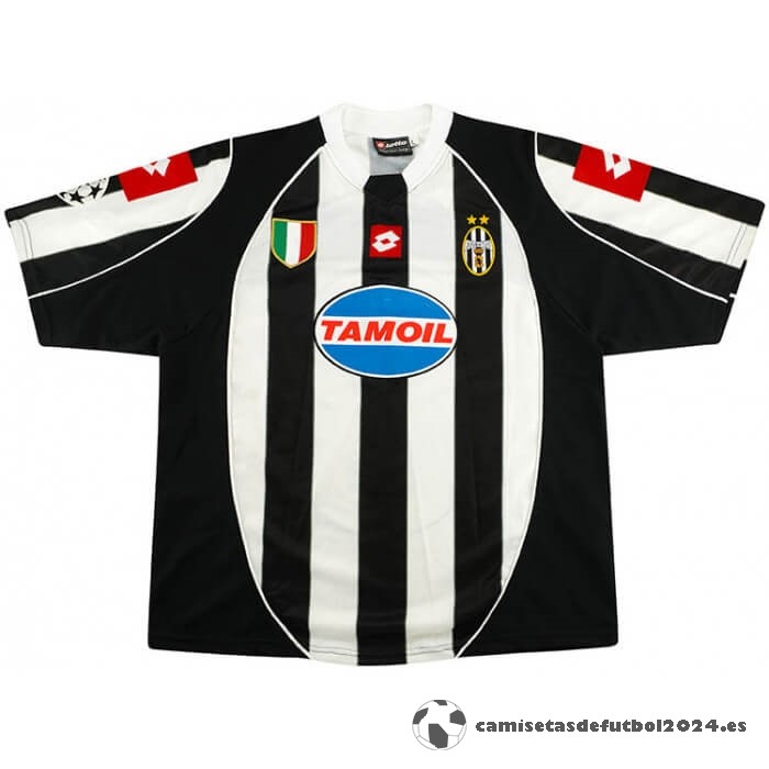 Casa Camiseta Juventus Retro 2002 2003 Negro Blanco Venta Replicas