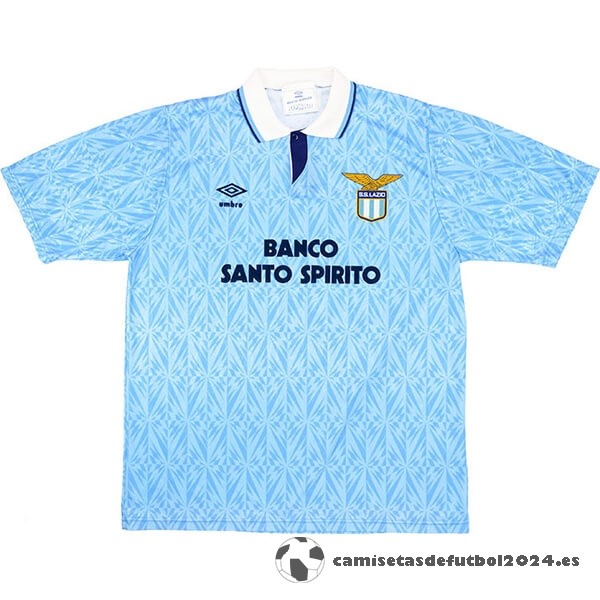 Casa Camiseta Lazio Retro 1991 1992 Azul Claro Venta Replicas