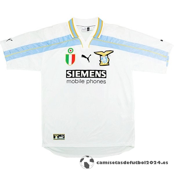Casa Camiseta Lazio Retro 2000 2002 Blanco Venta Replicas
